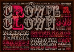 clown's crown SKUNK HEADS and SAK-DUB-I New Album Double Release Party