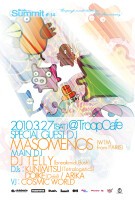 "Troopcafe meets clubberia 10th Anniversary" presents MASOMENOS Japan Tour 2010 in KOBE feat.Summit#