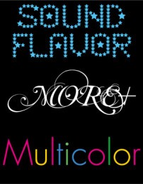 SOUNDFLAVOR×MORE+×Multicolor